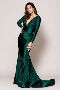 Long sleeves gown