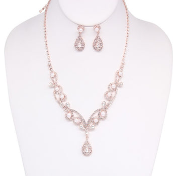LUXURY NECKLACE AND EARRING SET