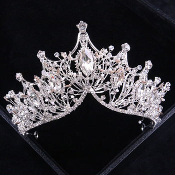 Rhinestone Crown Tiara Hair Accessories