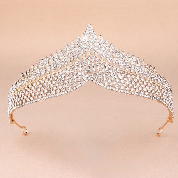 Crown Rhinestone Bride Headband