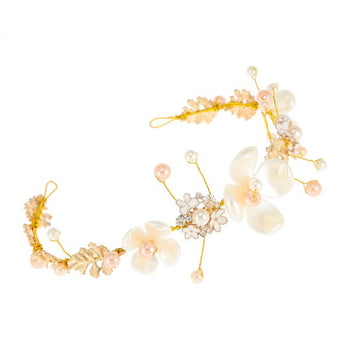 Floral Pearl Headband L2933