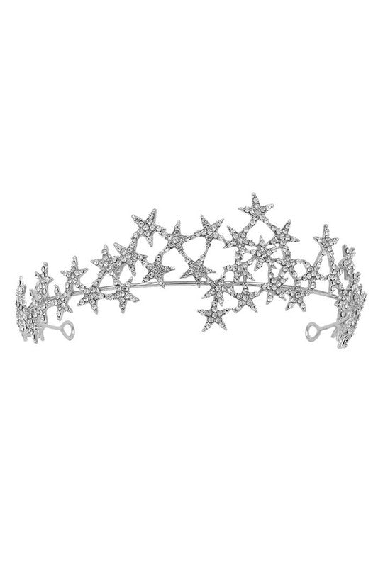 Star Crown Rhinestone Headband L2955