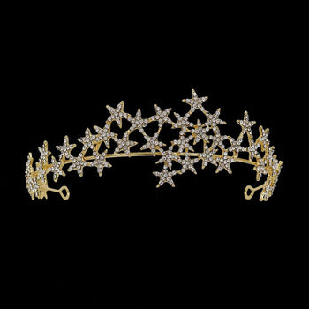 Star Crown Rhinestone Headband L2955