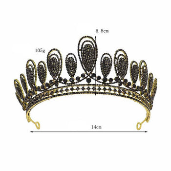 Rhinestone Crown Hair Accessories L3207