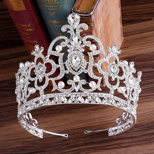 Rhinestone Crown Headband L3352