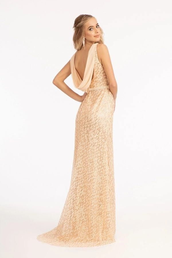 Embroidered Sequin Beaded Dress