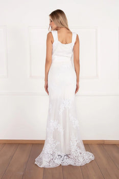 Sweetheart Neckline fitted gown