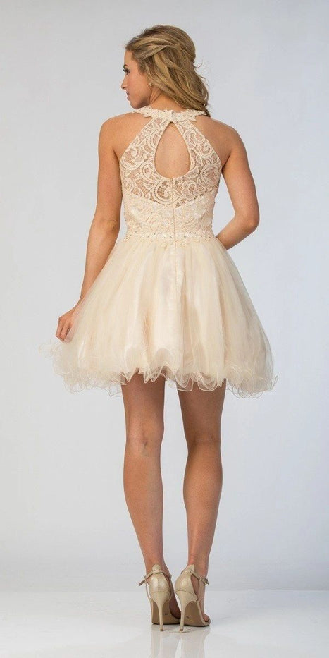 Two-Piece Homecoming  short Dress