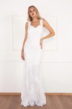 Sweetheart Neckline fitted gown